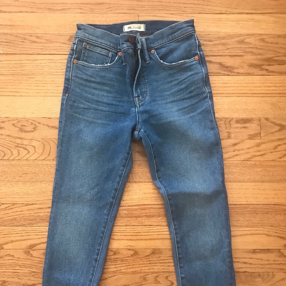 Madewell 9 inch high rise skinny jean